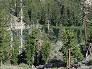 Woods Lake from the Lost Cabin Mine trail